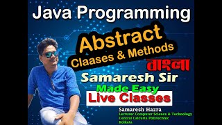Abstract Classes and Methods with example | Java Programming | Bengali