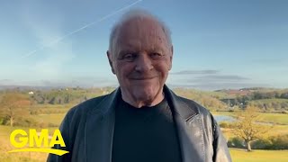 Anthony Hopkins pays tribute to Chadwick Boseman in his Oscars acceptance speech | GMA