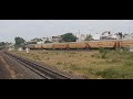 double emd power use icf utkrist empty rake arriving purna junction south central railway