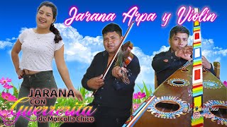 ▶️JARANA CON GUERRERITA DE MORCOLLA _ DILE A TÚ MAMÁ // DANNY _ ALIPIO // HUAYNO ARPA Y VIOLÍN🎤🎻🎶