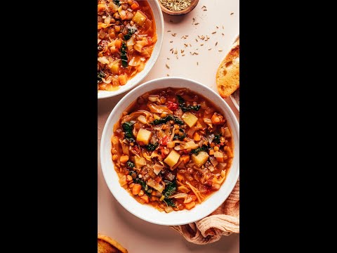 Nourishing Cabbage and Lentil Soup (1 Pot!) – Minimalist Baker