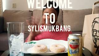 Sylismukbang  with KFC AND DONUTS