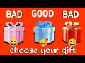 choose your gift🎁😍😂🤩#giftchallenge #gift #quiz #chooseyourgift #chooseone  #choose , pink, Blue, red