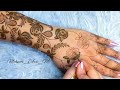 Beautiful Gulf Style Full Hand Mehndi Design | Simple Mehndi Design | Floral Mehndi Design