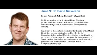 Dr. David Nickerson - libOmexMeta