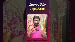 సంతానం కోసం ఏ పూజ చేయాలి | Remedies For Santhanam#Astro Syndicate