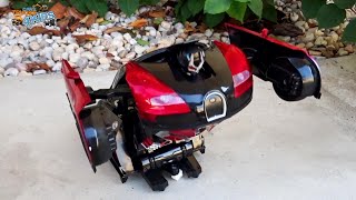 RC Transformation Robot Cars | Bugatti Transformer Sports Car | Unboxing | Cars Trucks 4 Fun