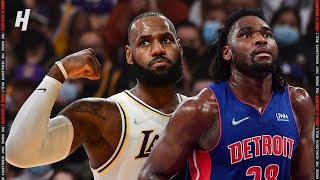 Detroit Pistons vs Los Angeles Lakers - Full Game Highlights | November 28, 2021 NBA Season