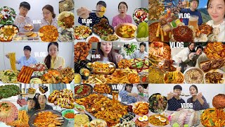 [New Year's Special] Uniii's Meal 2020 Highlights🍻+ Comment Collection (with  byuri, Tteokbokki❤️)