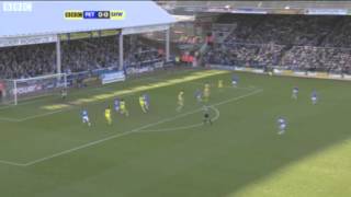 Grant McCann Free Kick - Peterborough United v Sheffield Wednesday - 27/04/13 - [HD]