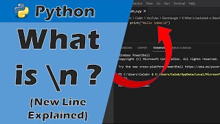 What is \n (backslash n)? Newline and Multiline Explained (with Python).