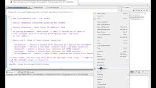 SPRING FRAMEWORK @SCOPE SINGLETON ECLIPSE DEMO