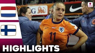 Netherlands vs Finland | Highlights | Women's Euro Qualifiers 31-05-2024