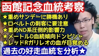 函館記念血統考察◆過去の好走血統を分析◆馬券のヒント