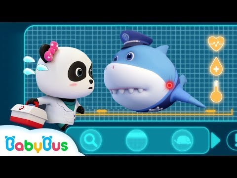 Шеф Акула Суперспасатели Мультик панда Kids cartoon BabyBus