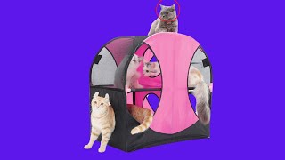 Before You Buy Gaorui Portable Pet Cat Tower House - Multi-Functional Oxford Cat