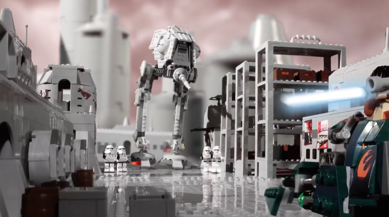Rebels Paint The Town Orange Lego Star Wars Stop Motion Youtube