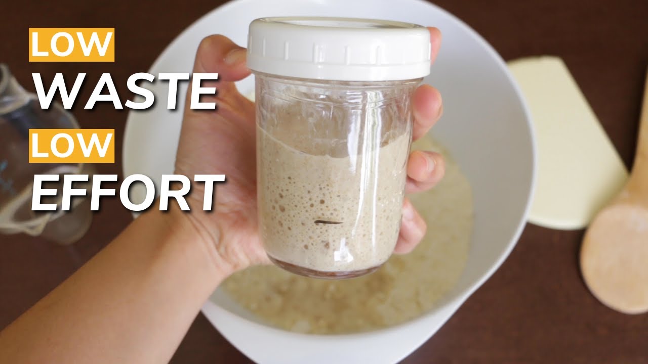 How I Maintain My Sourdough Starter | Simple Feeding Schedule - YouTube