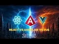React Vs Angular Vs Vue in 2025