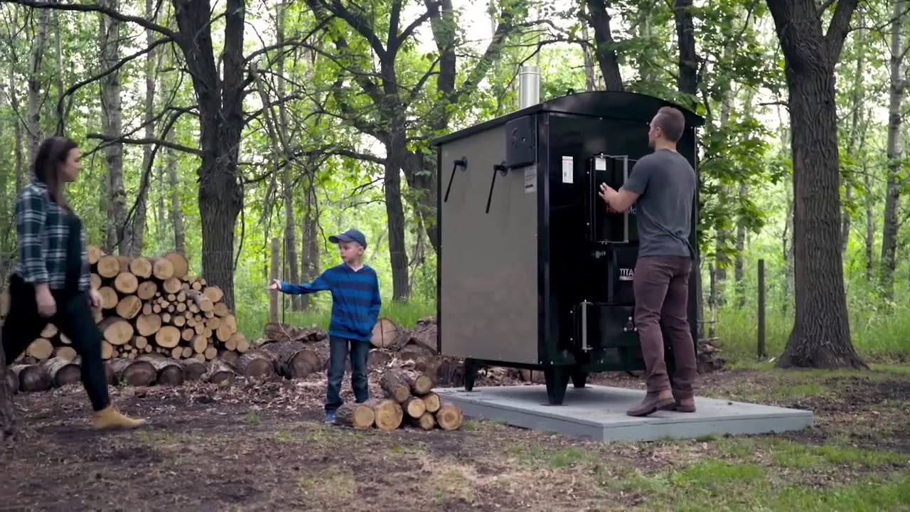 HeatMaster Outdoor Wood Boilers - YouTube