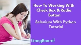 How To Working With Check Box & Radio Button | Selenium With Python Tutorial For Beginners