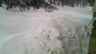 Deep Creek Lake MD snow snow and more snow