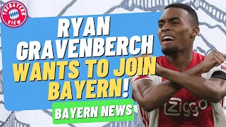 Ryan Gravenberch wants to join Bayern Munich? - Bayern Munich Transfer News