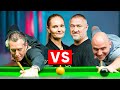 Stephen Hendry & Pros Get Competitive in Doubles Match!
