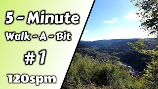 5-Minute-Walk-A-Bit - #1 - Virtual hike in nature - Power Walk, Treadmill, Crosstrainer, Elliptical