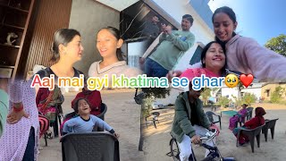 Aaj mai khatima se ghar aagyi 🥹❤️ ||mausajii ne chlayi cycle 😂