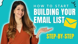 How To Start And Grow An Email List For Your Blog