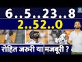 India Vs New Zealand : Rohit Sharma हैं जरूरी या मजबूरी ?Out | Duck |Bowled | WTC | Champions Trophy