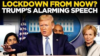 TRUMP LIVE: Trump’s Alarming Speech Sparks Lockdown Fears Across America Tonight | US NEWS LIVE