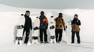 Norway Snowboarding - Single Line || Sunny Warmup in Myrkdalen