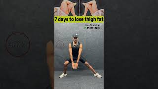 Thighs fat burning workout #fitnessmotivation