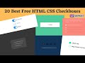 Top 20 Free CSS Checkbox Examples | HTML Checkbox Designs | Pure CSS Checkbox | Toggle | Switch