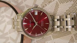 Seiko Presage Kir Royal Red Dial Cocktail Time SRRY027 / SRP853J1