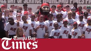 Bucs' Day of Service helps revitalize an East Tampa park