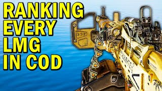 Ranking Every LMG in COD History (Worst to Best)