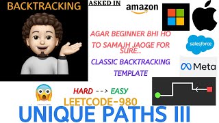 Unique Paths III -(Apple, Amazon, Microsoft, Intuit) : Explanation ➕ Live Coding