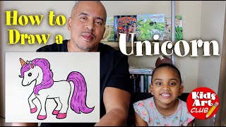 How to Draw a Unicorn | Kids Art Club