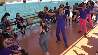 讚美操 加利利湖 #1, Worship Dancing on the Sea of Galilee #1