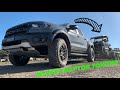 FORD RANGER RAPTOR TOWING TEST, Towing with our new raptor.