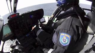 PolAir Lands on a Cargo Ship