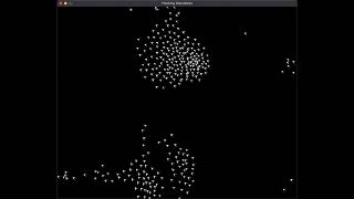 Flocking Simulation in python /w pygame