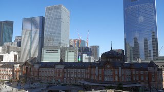 東京駅前八重洲一丁目東地区第一種市街地再開発事業の建設状況（2024年3月9日）