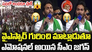 వైఎస్సార్ గురించి మాట్లాడుతూ ఎమోషనల్ అయిన సీఎం జగన్ | CM YS Jagan | Praja Chaithanyam