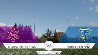 Amador Valley High School Junior Varsity Football  (Amador vs. Foothill)