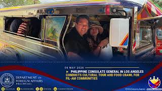 PH Consulate General in Los Angeles Conducts Cultural Tour and Food Crawl for Fil-Am Communities