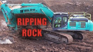 Kobelco SK500 Ripping Rock